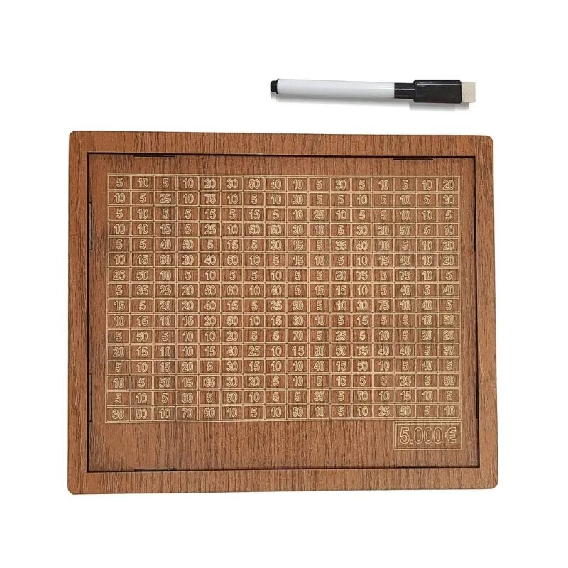 WealthBox - Wooden Piggy Bank