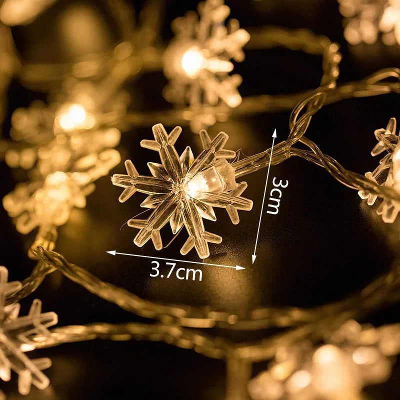 FrostGleam – Sparkling Snowflake Lights for Magical Winter Evenings