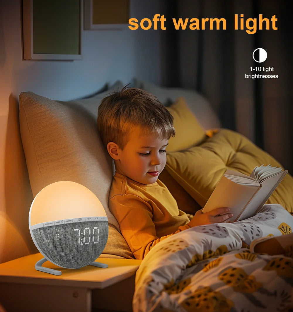 LumiRise – The Gentle Sunrise Alarm Clock for Refreshing Waking Up