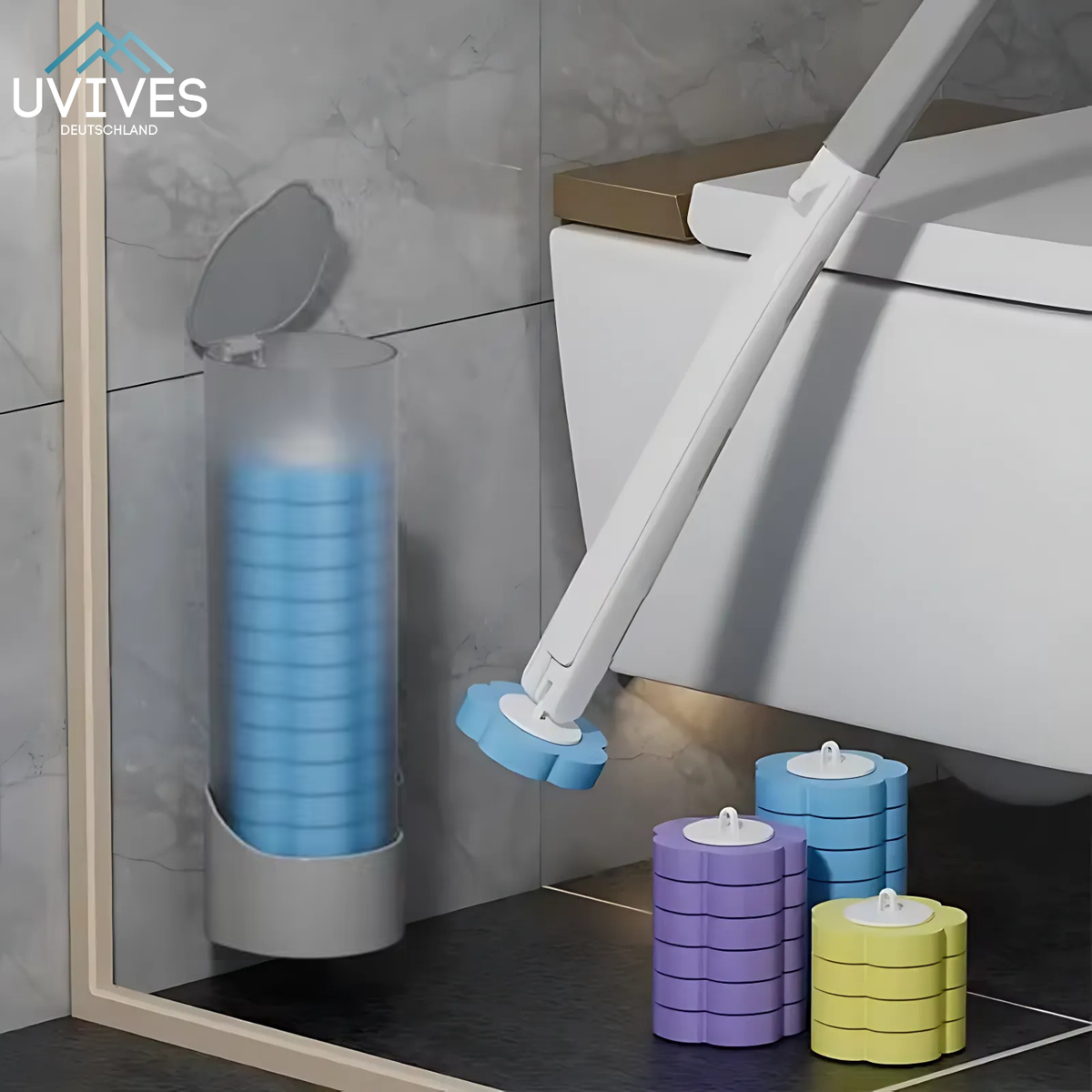 CleanGrip – Hygienically clean toilet without scrubbing