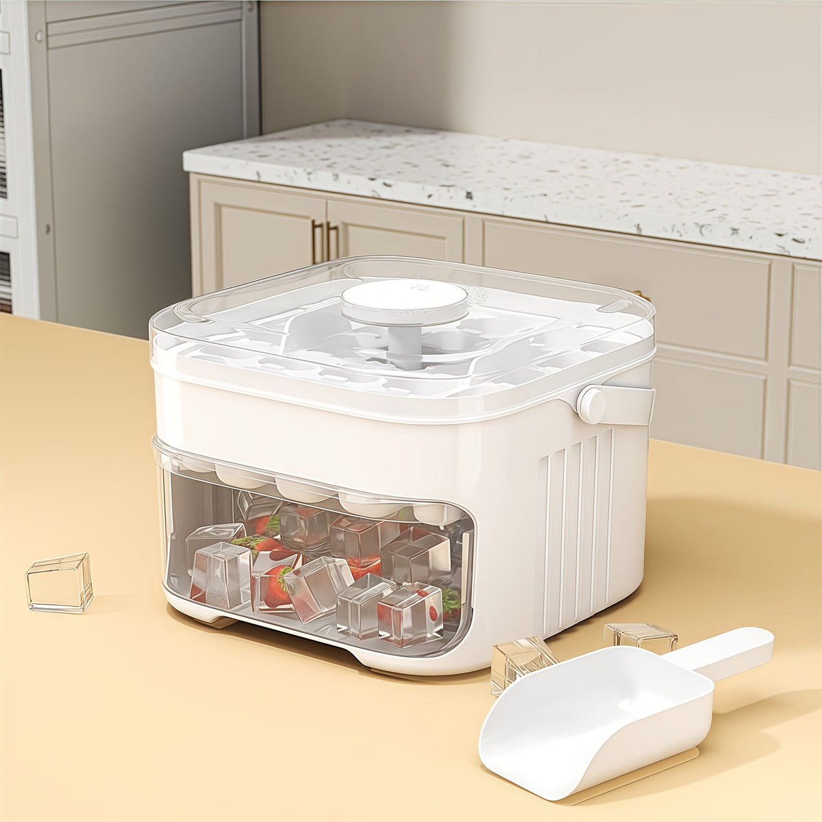 PushIce – Perfect Ice Cubes Released Effortlessly Every Time