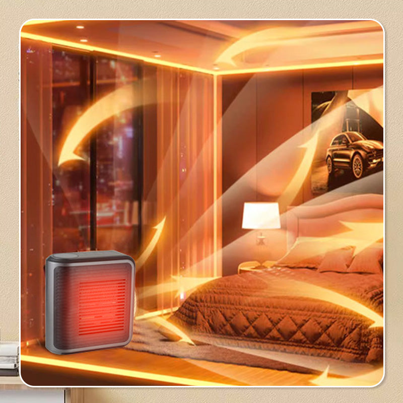 HeatWave – Compact Wall Heater with Thermostat & Timer