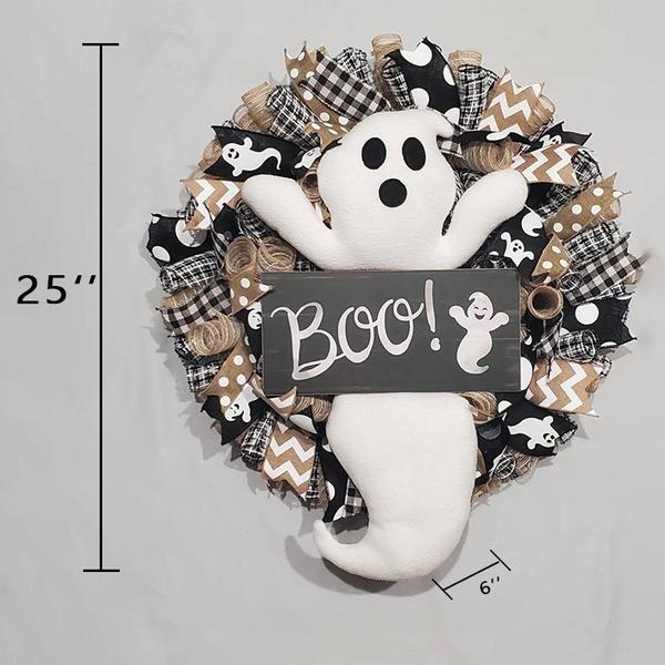 SpookyCharm – Handmade Halloween Wreath in Farmhouse Style!