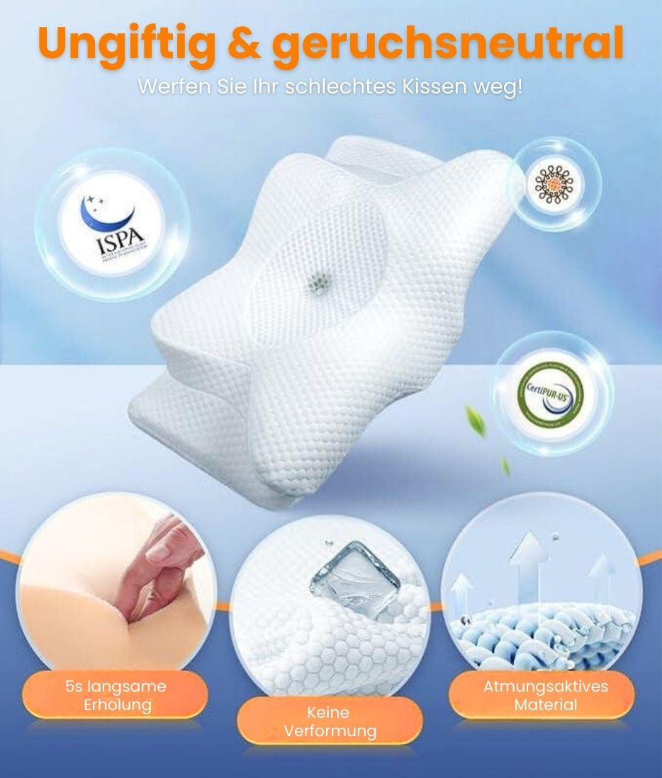 CalmNeck – Wake Up Pain-Free with Perfect Neck Support