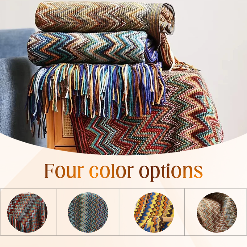 CasaLunaWeave – Boho Blanket That Combines Warmth and Style