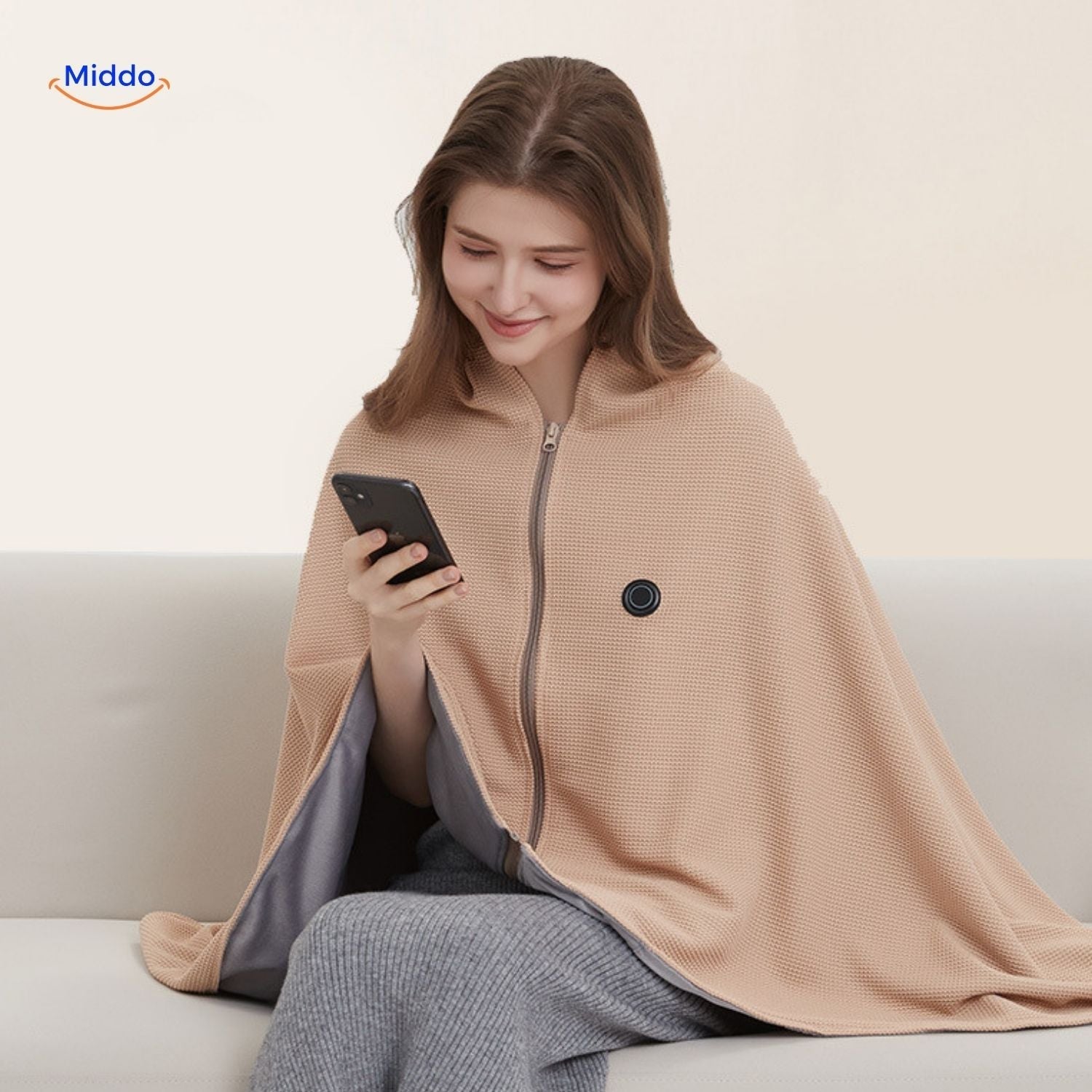 WarmLuxe – The USB Heated Scarf with Graphene Technology for Cozy Warmth