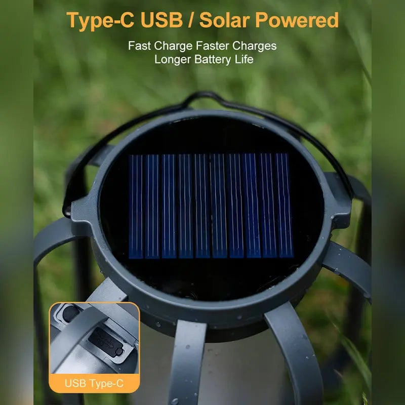 BurstGlow – Solar Light with Real Flame Atmosphere!