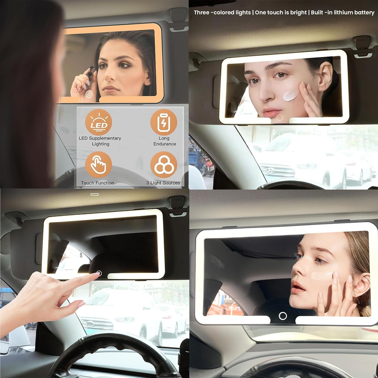 GlamRide – Your Perfect Travel Makeup Mirror
