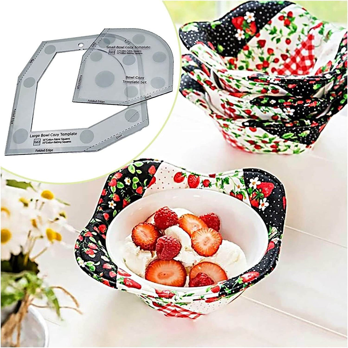 1+1 FREE | CozyArt – Perfectly Sized Bowl Warmers Made Easy Every Time