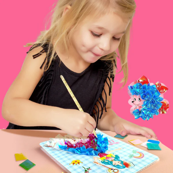 CraftivaKids - Ignite Creativity with Clean Fabric Art Fun