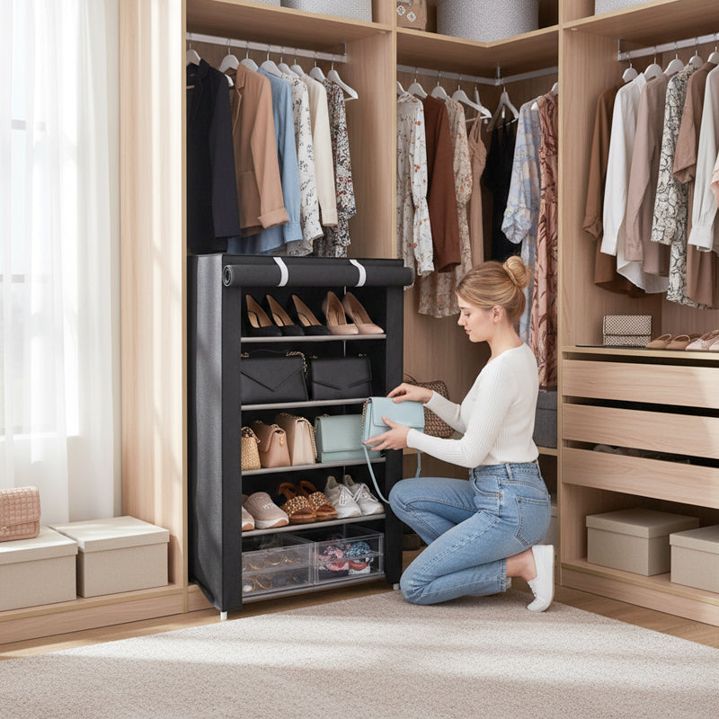 ShoeRise - Create Order with Vertical Shoe Storage System