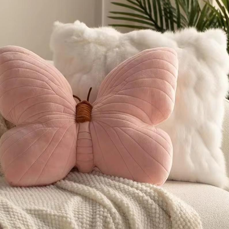 DreamWings – Cozy Soft Butterfly Pillow for Little & Big Dreamers!