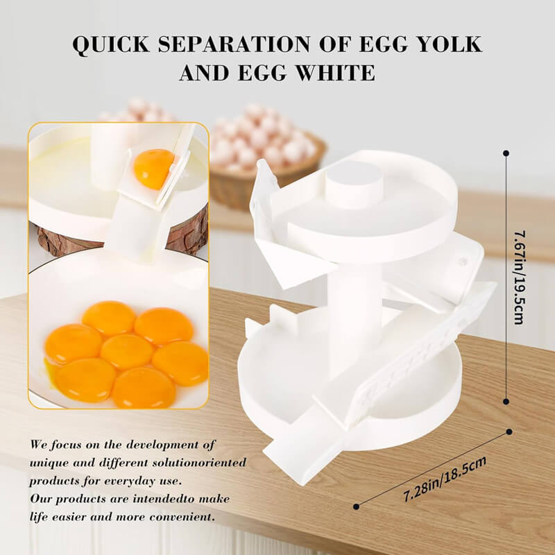YolkShield – Quickly Separates Eggs Without Mess or Broken Yolks