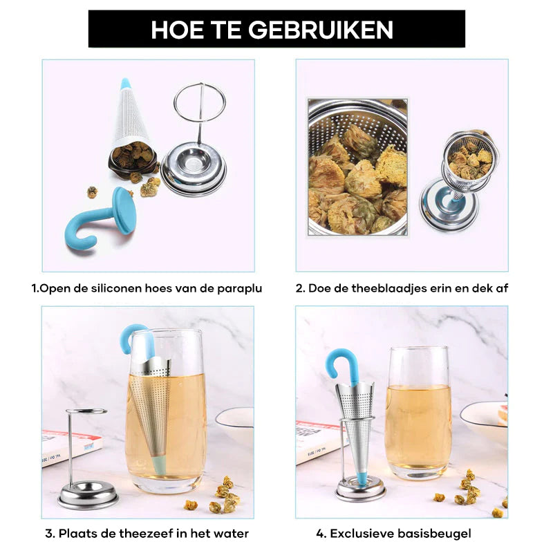 1+1 FREE | TeaBrella – Stylish Tea Enjoyment with Fun Factor!