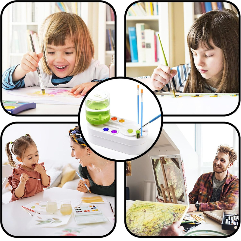 AquaMuse – Clean Brushes with Just One Button Press