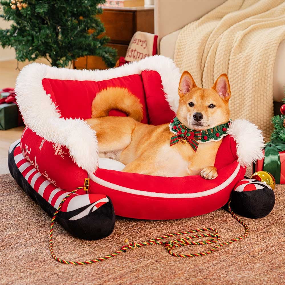 PawSleigh – The Festive Dog Bed for Dreamy Winter Days