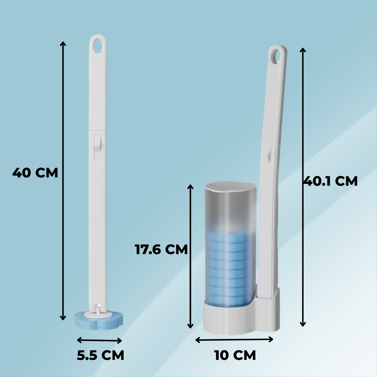 CleanGrip – Hygienically clean toilet without scrubbing