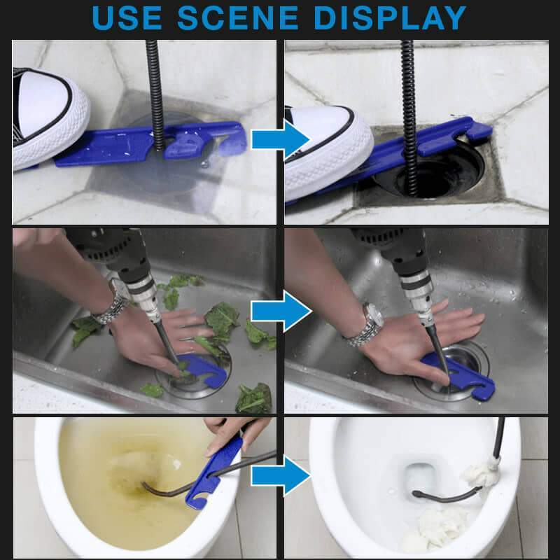 1+1 FREE | DrainDrill - Quickly Solve Stubborn Clogs with Your Cordless Drill