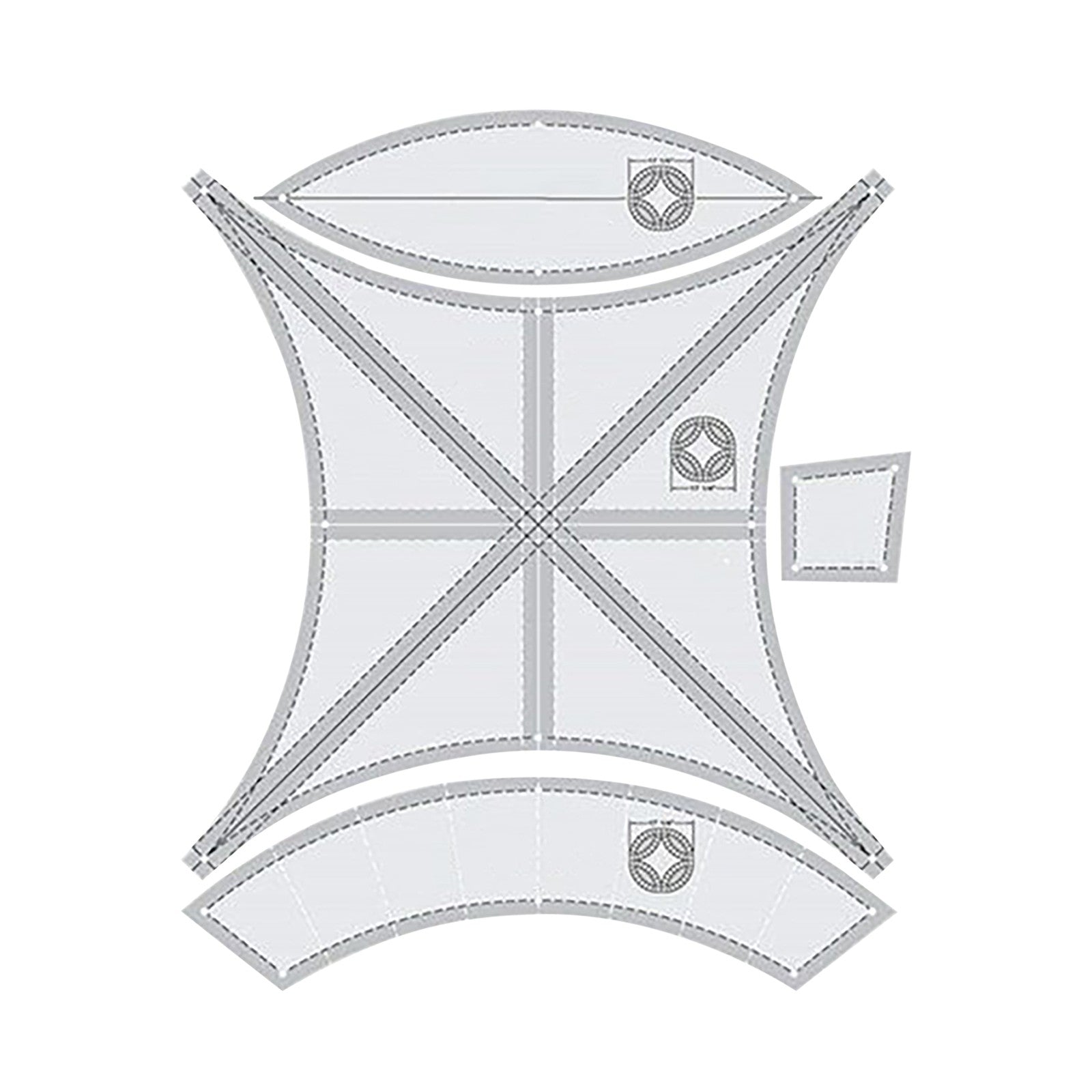 QuiltEase – Precise Patchwork Templates for Perfect Wedding Rings