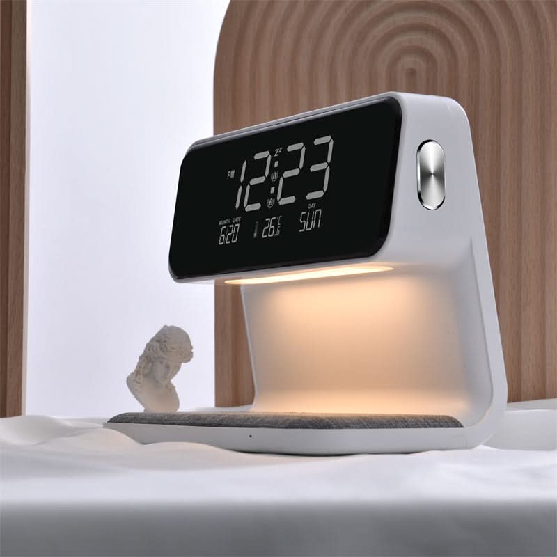 SmartDock – Free Your Nightstand with Light, Charging Station & Alarm Clock