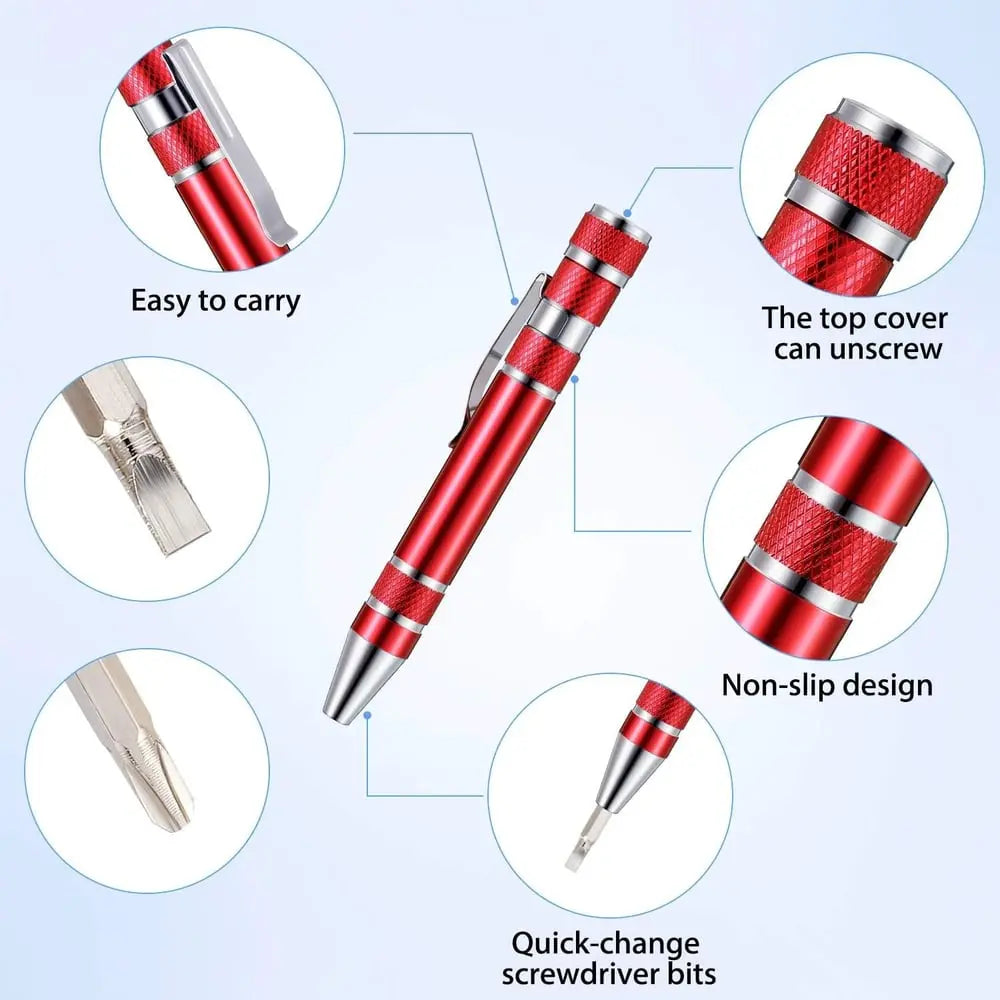 PocketFix – Your 8-in-1 Screwdriver for Every Situation!