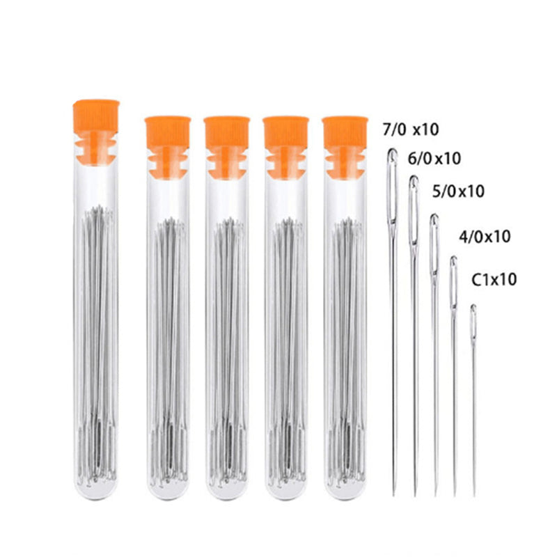 EmbroiMaster – Sharp Sewing Needle Set with Large Eye