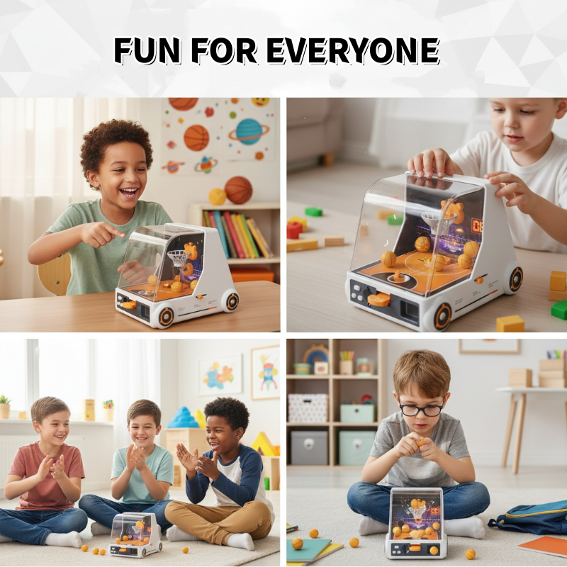 DeskHoopz - Instant Arcade Basketball Fun to Boost Focus and Coordination