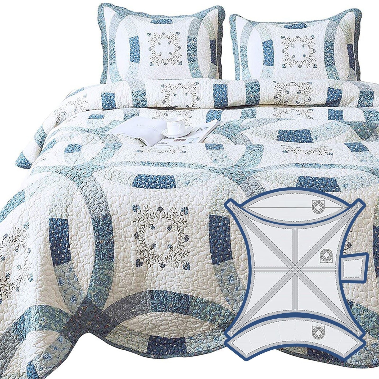 QuiltEase – Precise Patchwork Templates for Perfect Wedding Rings