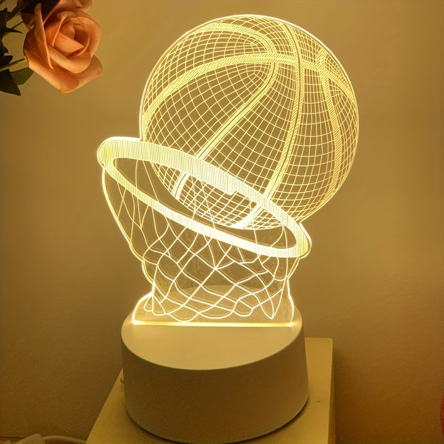 BasketGlow – Transform Your Room with an Impressive 3D Basketball Light