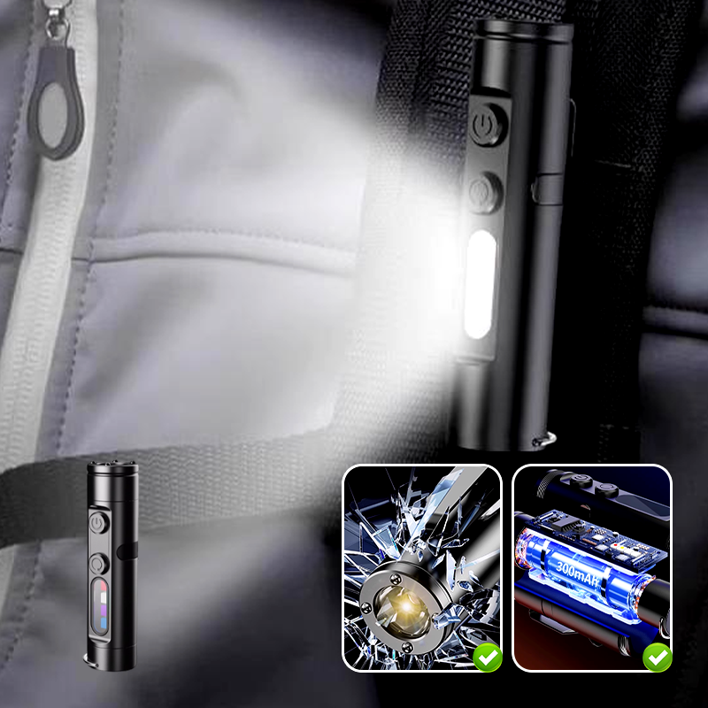 LumoKey - Ultimate Hands-Free Flashlight with 9 Versatile Light Modes
