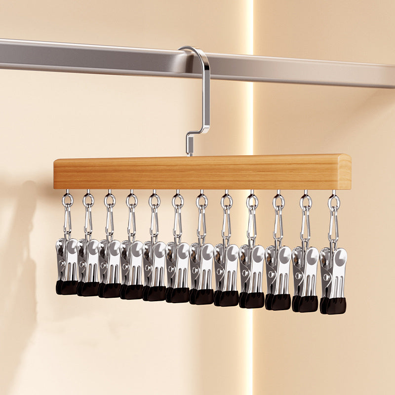 ClosetHaven - Maximize Closet Space with Rotatable Clothes Hanger with 8 Hooks and 360° Rotation