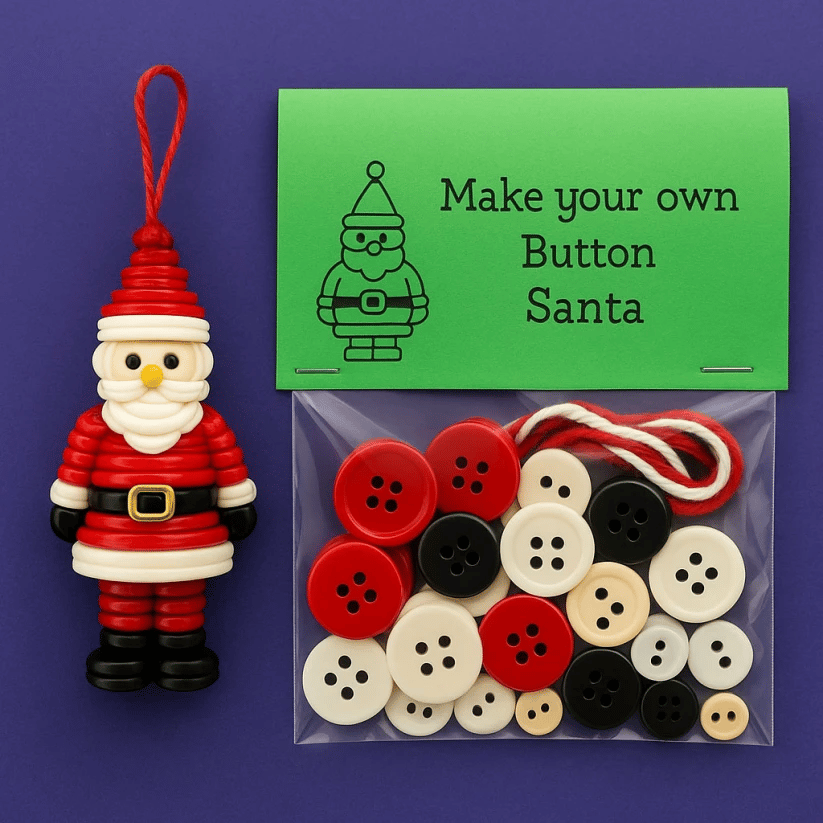 ButtonJoy – Your Personal DIY Christmas Miracle Made of Buttons