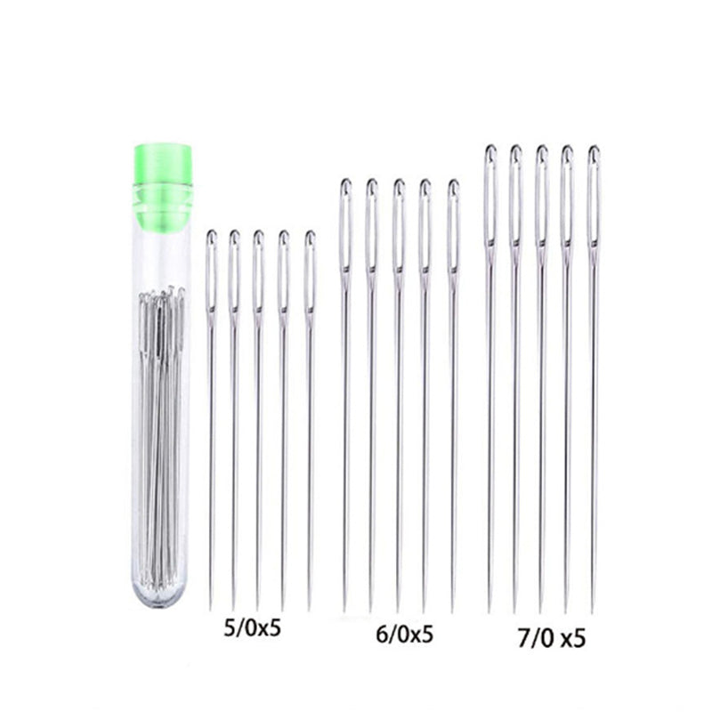 EmbroiMaster – Sharp Sewing Needle Set with Large Eye